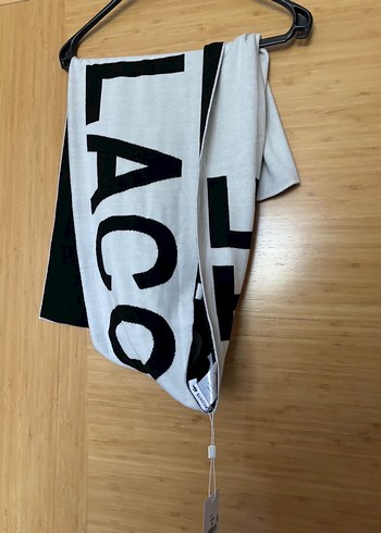 ORİJİNAL LACOSTE ATKI ÇİFT TARAFLI UNİSEX MODEL - Görsel 8