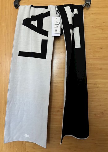 ORİJİNAL LACOSTE ATKI ÇİFT TARAFLI UNİSEX MODEL - Görsel 7