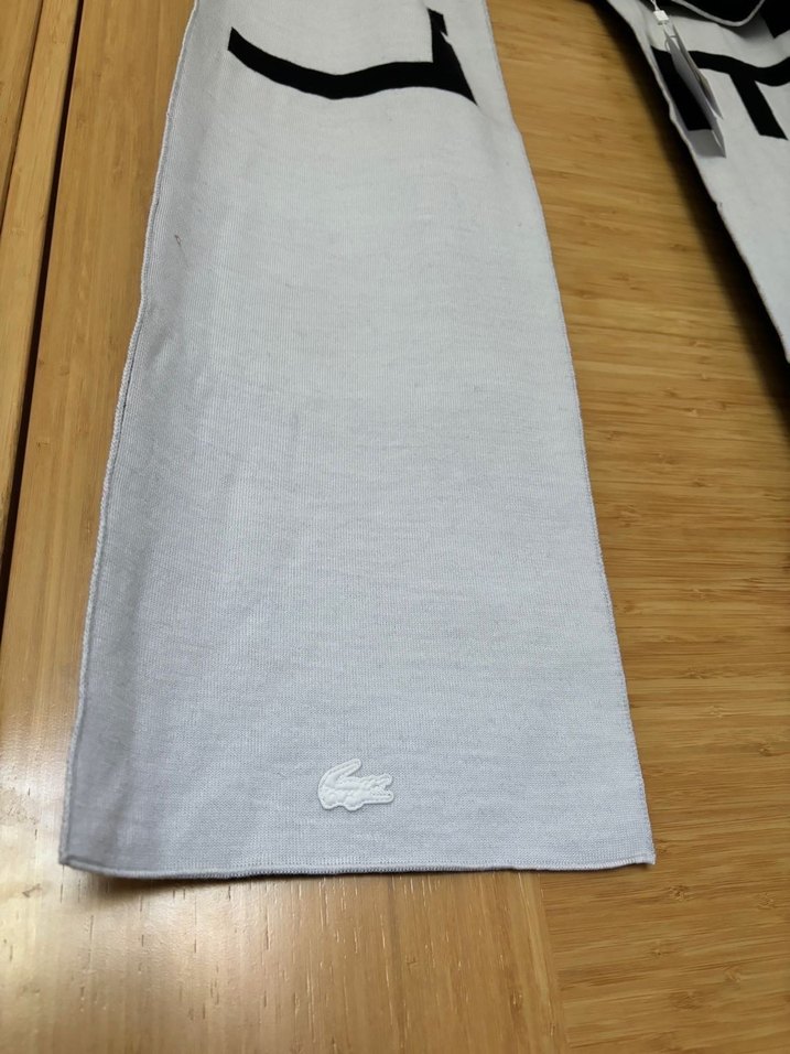 ORİJİNAL LACOSTE ATKI ÇİFT TARAFLI UNİSEX MODEL - Görsel 5