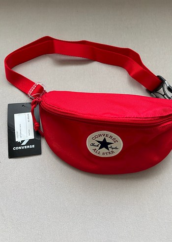 ORİJİNAL CONVERSE UNİSEX BEK ÇANTASI KIRMIZI RENK SIFIR ETİKETLİ - Görsel 2