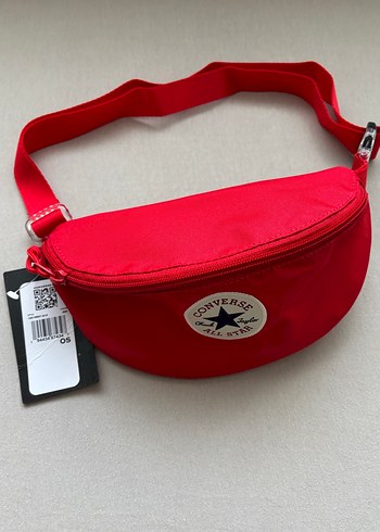 ORİJİNAL CONVERSE UNİSEX BEK ÇANTASI KIRMIZI RENK SIFIR ETİKETLİ - Görsel 7