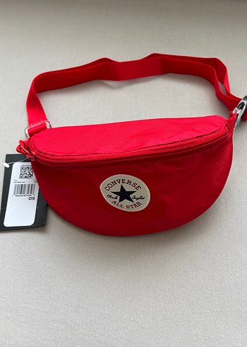 ORİJİNAL CONVERSE UNİSEX BEK ÇANTASI KIRMIZI RENK SIFIR ETİKETLİ - Görsel 9