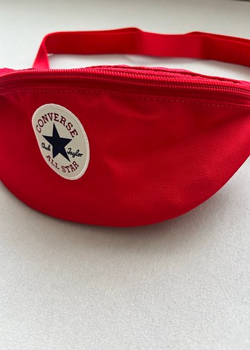 ORİJİNAL CONVERSE UNİSEX BEK ÇANTASI KIRMIZI RENK SIFIR ETİKETLİ - Görsel 10