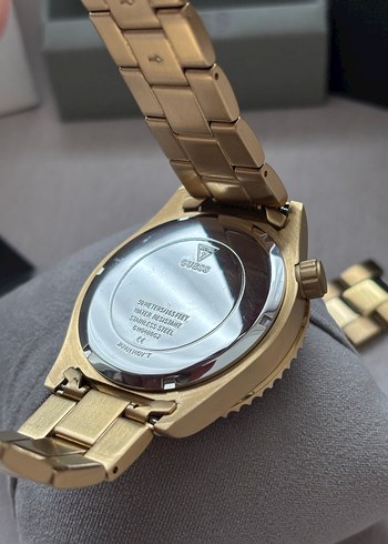 ORİJİNAL GUESS ÇELİK SAAT GOLD RENK KUTUSUNDA - Görsel 8