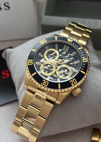 ORİJİNAL GUESS ÇELİK SAAT GOLD RENK KUTUSUNDA - Görsel 15