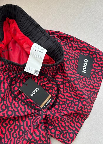 ORİJİNAL HUGO BOSS JAGO ŞORT MAYO MEDİUM BEDEN SIFIR ETİKETLİ - Görsel 7