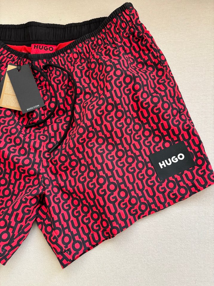ORİJİNAL HUGO BOSS JAGO ŞORT MAYO MEDİUM BEDEN SIFIR ETİKETLİ - Görsel 2