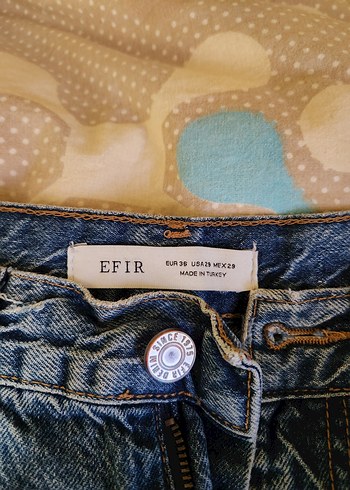 Düz Kesim Bol Kot Pantolon - Görsel 3