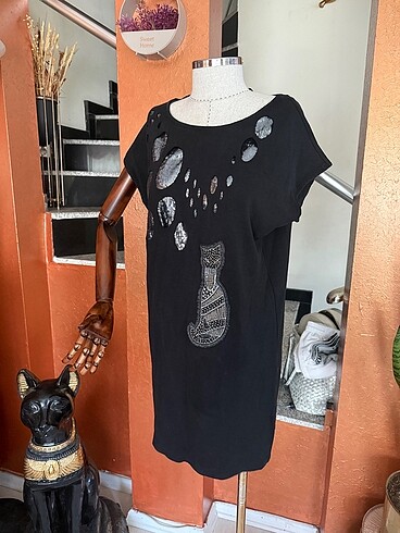 Designer Whip desing 1 beden S,M ,L uyumlu tunik elbise