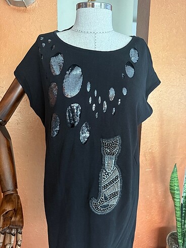 m Beden Whip desing 1 beden S,M ,L uyumlu tunik elbise