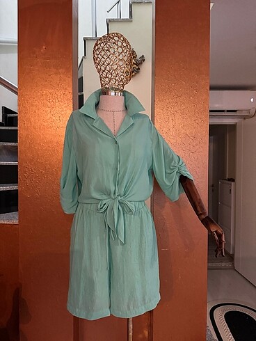 xl Beden İpekyol mint yeşili XL ikili takım