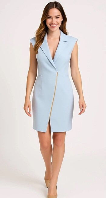 Explosion 36 bebe mavisi elbise - Görsel 12