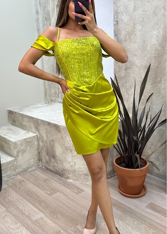 Explosion S beden abiye elbise - Görsel 2