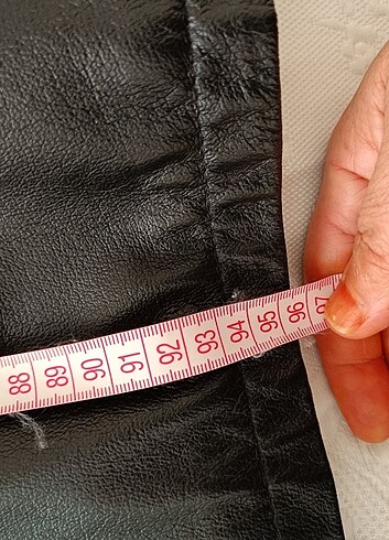 46 Beden siyah Renk Gerçek deri mont