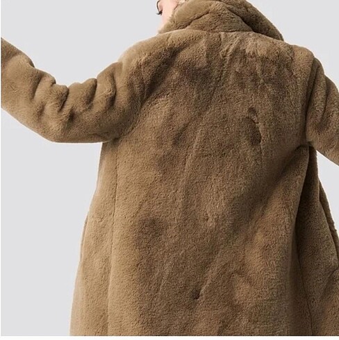 s Beden kahverengi Renk Mango chilly oversized fur coat
