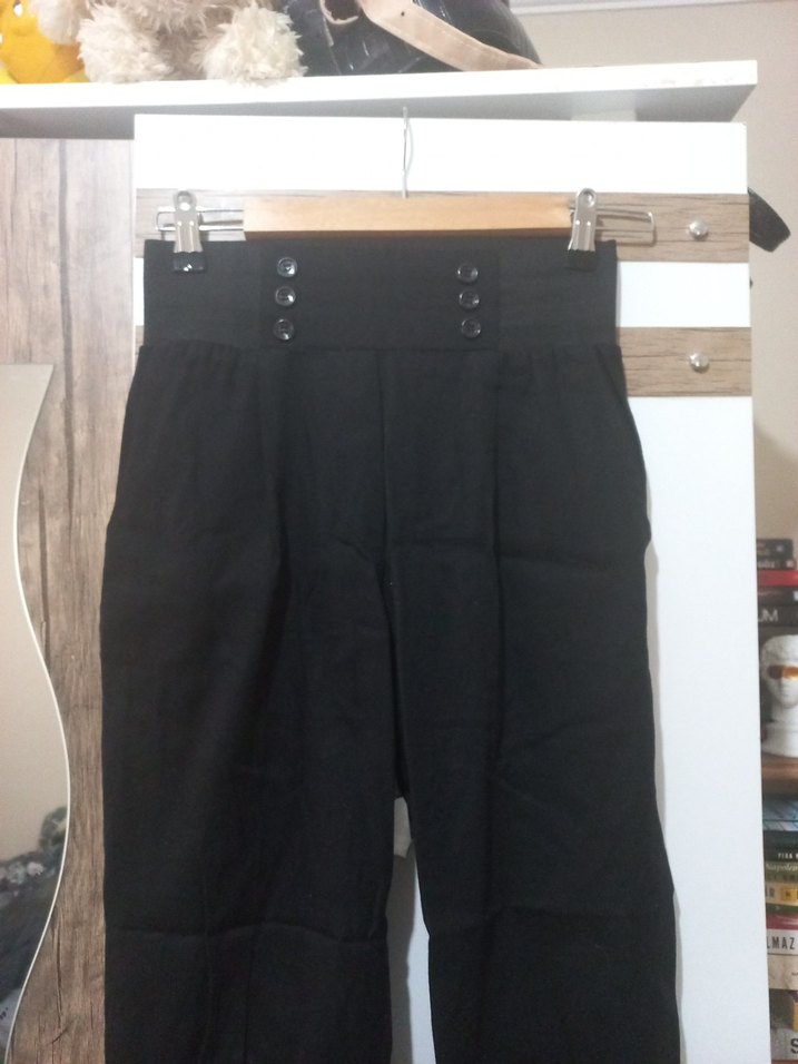 Siyah Kadın Pantolon - Görsel 2