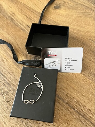 Zen diamond gümüş bileklik