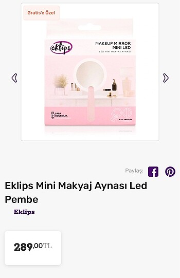 diğer Beden Ledli el aynası