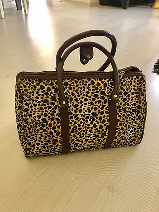 l Beden Leopar çanta
