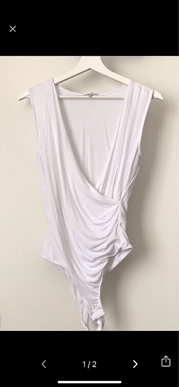 Kruvaze yaka çıtçıtlı body