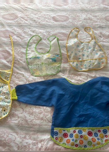 Renkli 4 adet önlük hatasız cok az kullanıldı - Görsel 5