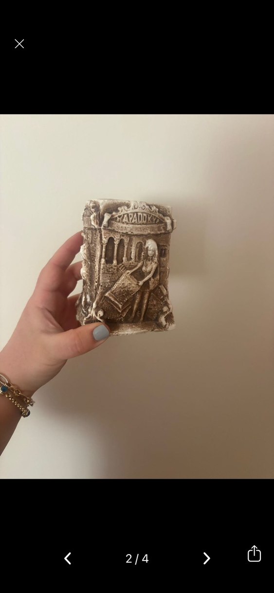 Kapodokyadan alınmış kalemlik. Hiç bir hatası sorunu yok temiz - Görsel 2