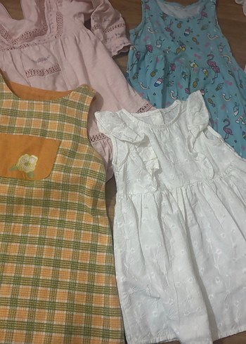 Kız bebek elbise karışık bedenler hepsinin toplam fiyatıdır - Görsel 4