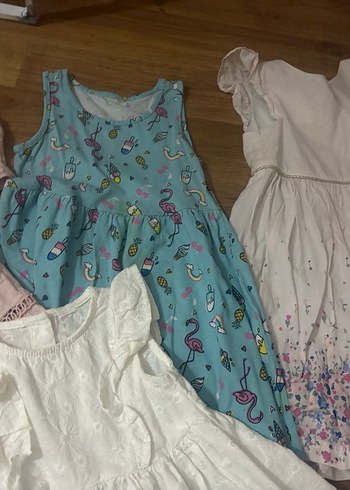 Kız bebek elbise karışık bedenler hepsinin toplam fiyatıdır - Görsel 5