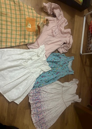 Kız bebek elbise karışık bedenler hepsinin toplam fiyatıdır - Görsel 6