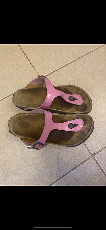 Pembe birkenstock terlik orjinal ürün
