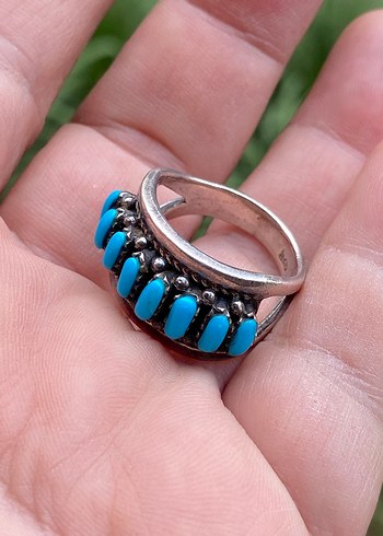 Sterling silver 925 ayar Firuze taşlı gümüş yüzük
