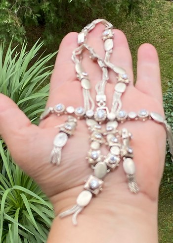 925 ayar kristal taşlı gümüş set
