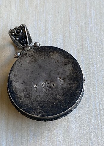  Beden 925 ayar elişi gümüş kolye ucu