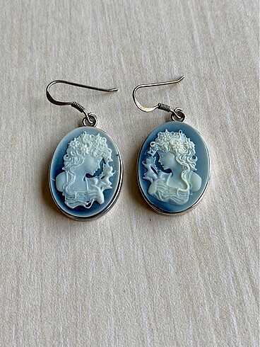 Diğer 925 cameo küpe