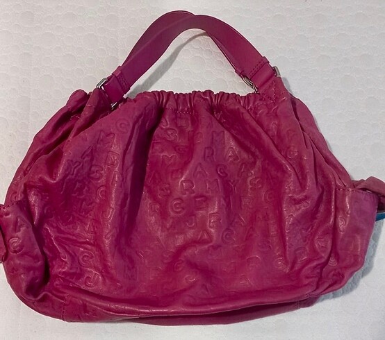 Marc by Marc Jacobs Marc jacobs fuşya renk logolu çanta