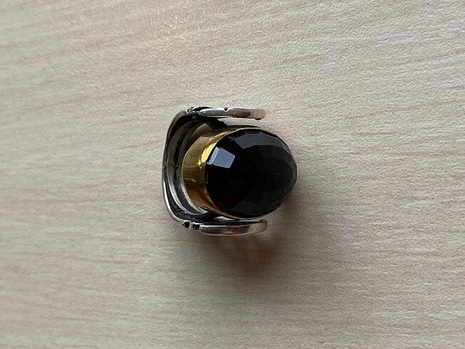 925 ayar onix taşlı gümüş yüzük