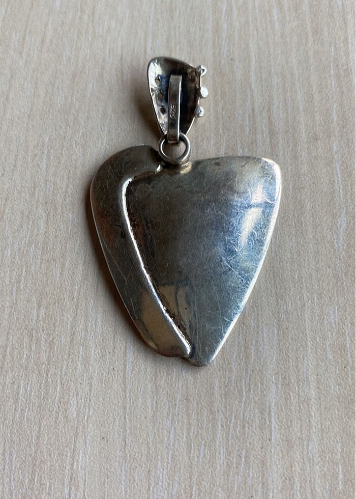 925 ayar elişi gümüş kolye ucu - Görsel 5