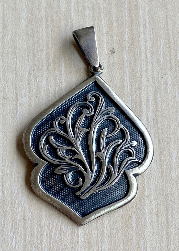 925 ayar elişi gümüş kolye ucu - Görsel 5