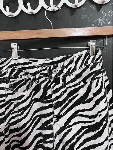 Addax Zebra desenli addax pantolon