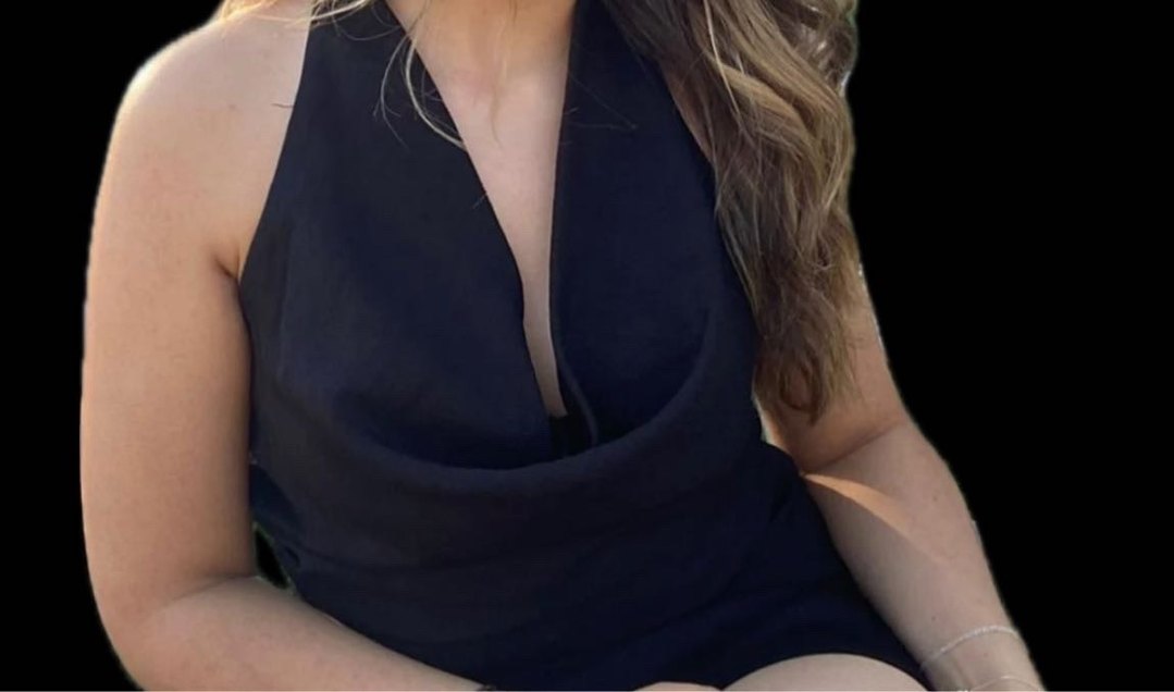 Siyah Drapeli V Yakalı Kadın Atlet - Görsel 2