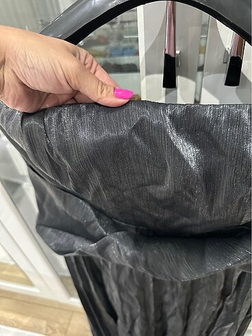 Straplez elbise - Görsel 2