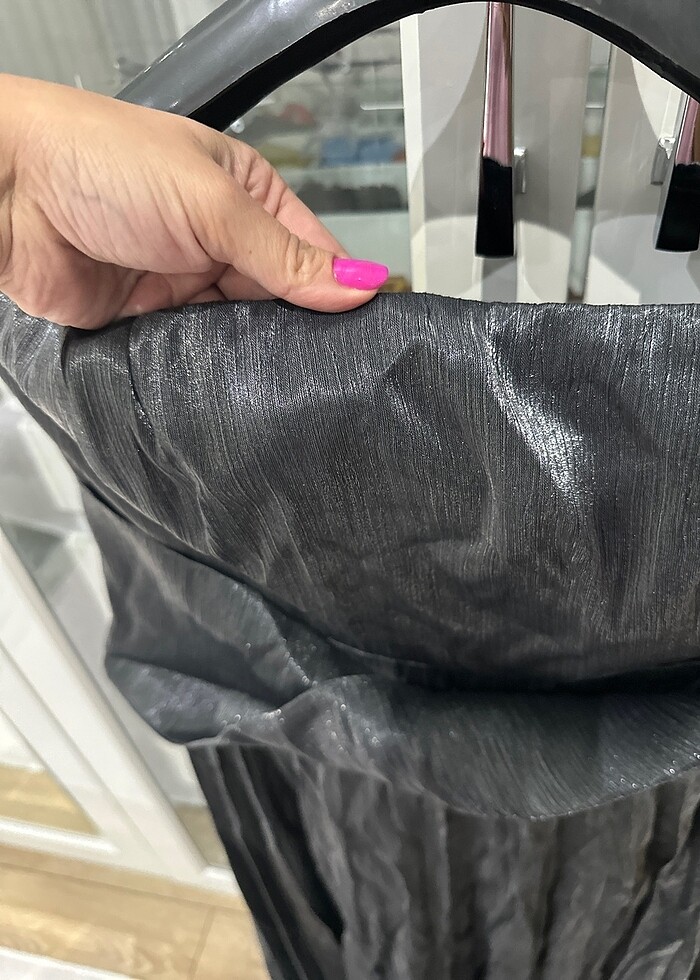 Straplez elbise - Görsel 2