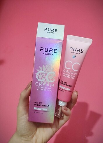 Pure beauty CC cream 01 ıvory