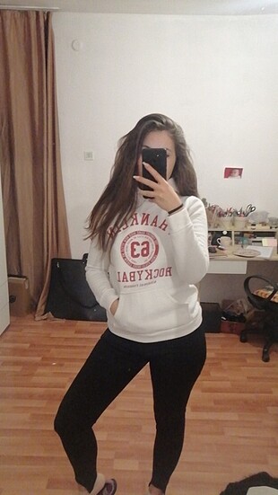 beyaz sweatshirt