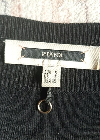 Gri-Kırmızı Gömlek kazak ipekyol - Görsel 4