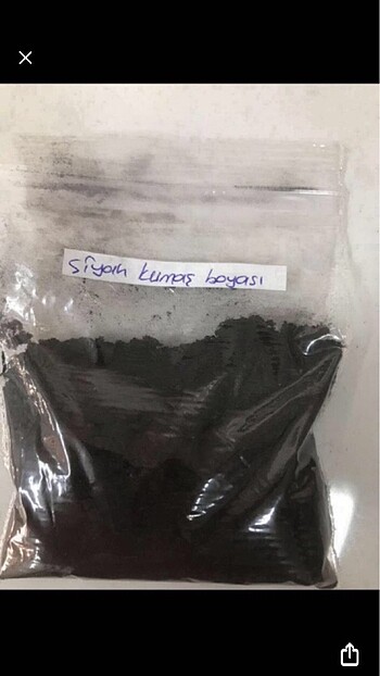 Siyah kumaş boyası