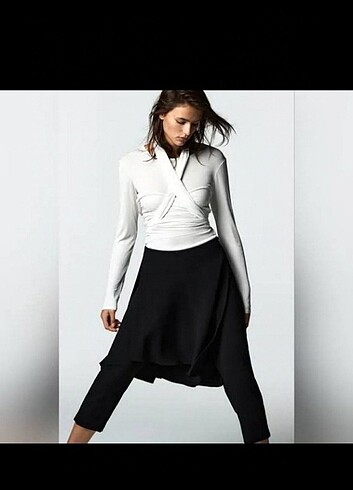 Zara pareolu pantolon 