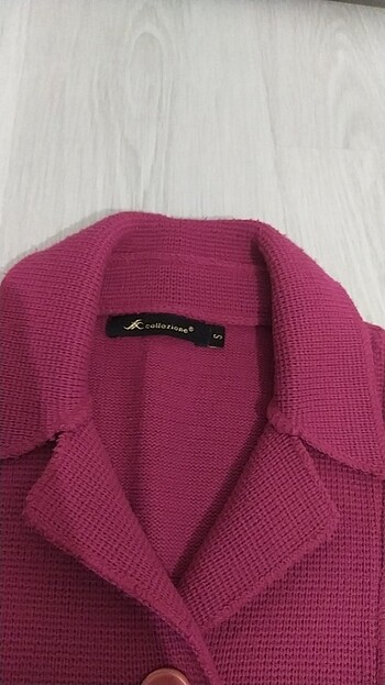 s Beden pembe Renk Collezione marka S beden örme hırka ceket model