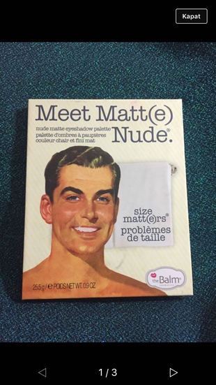 The Balm Meet Matte Nude Palet
