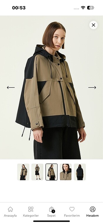m Beden Yves Slamon Parka